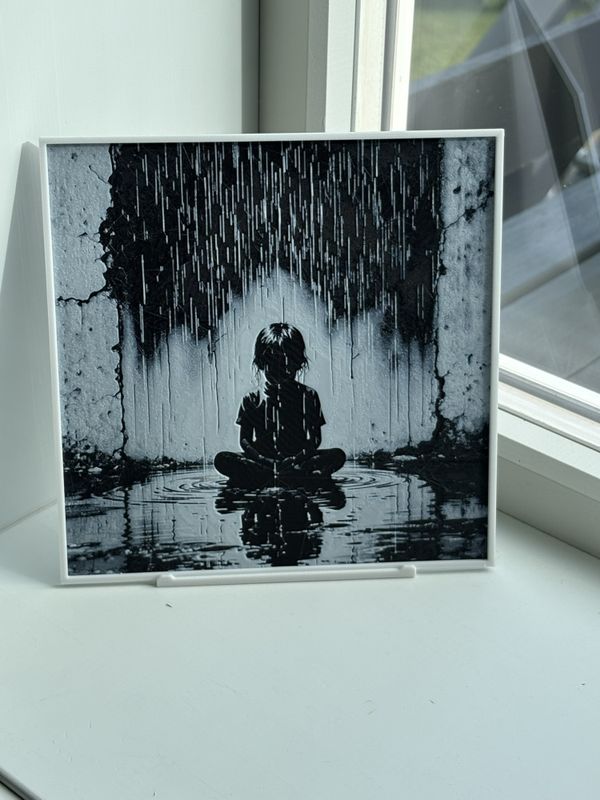 Veggkunst: Despair
