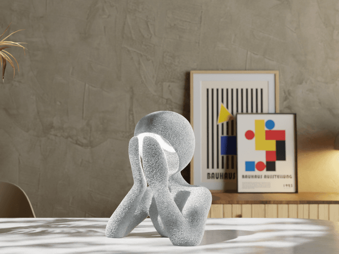 Hovedbilde NoBody – skulpturell bordlampe